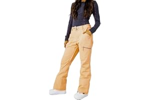 Roxy womens Nadia Ski Pant – 10K Waterproof, Insulated, PFAS-Free, Adjustable Waist & Snow Gaiters