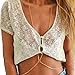 Sannysis Bikini Beach Crossover Harness Necklace Body Chain (B)