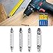 Screw Extractor Set - For Removing Stripped Screws And bolts Made From HSS 4341#, Set of 4 Stripped Screw Removers