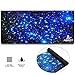 Large Gaming Mouse Pad Extended Mousepad Game Mouse Mat Non-Slip Durable Stitched Edges Computer Keyboard Mouse Mat for Desktop Laptop PC Home Office Game Player (30.7x11.8x0.12IN) (Star Sky)