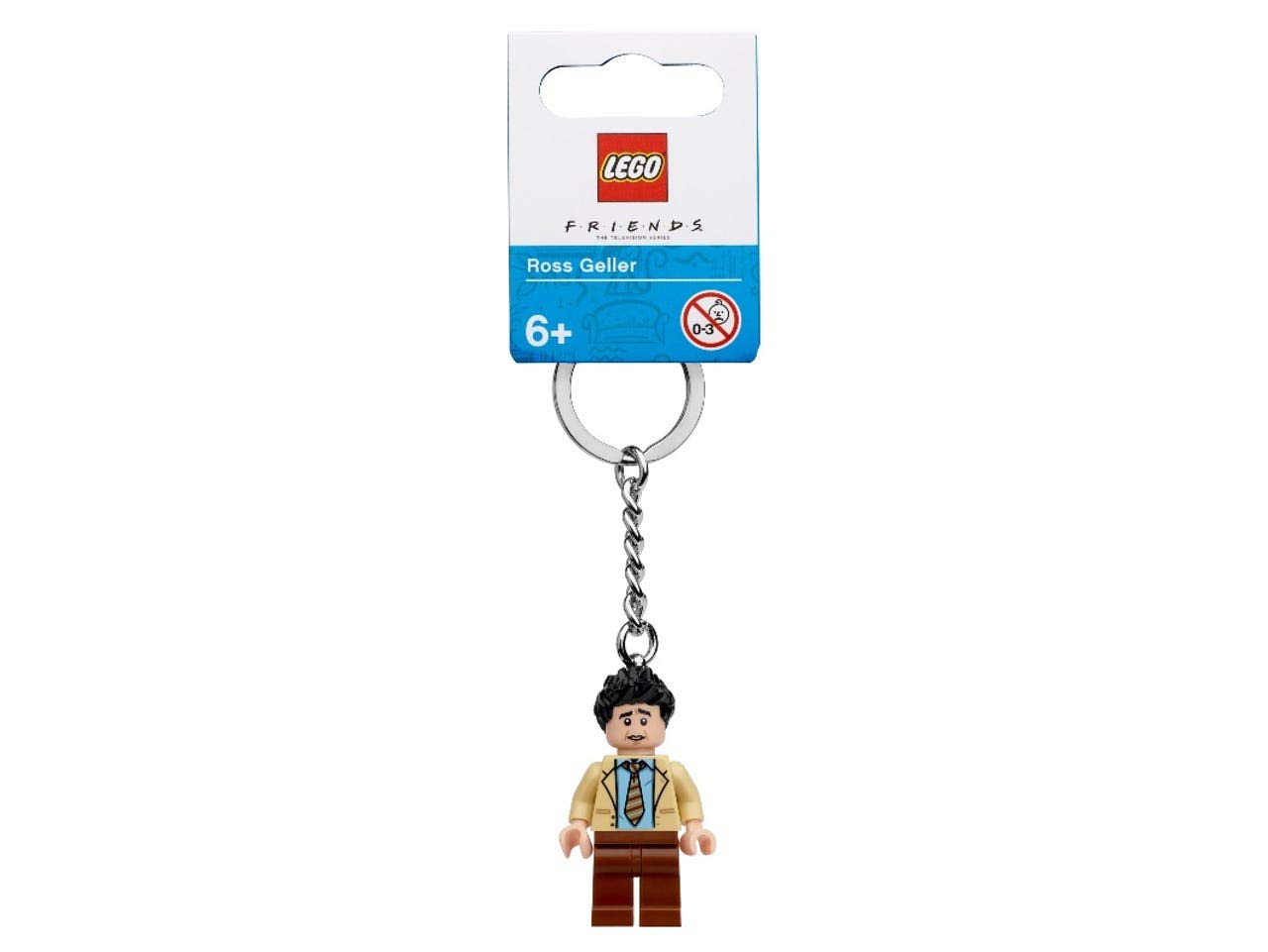 LEGO Friends Ross Geller Minifigure Keychain 854117