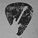 Guitar Pick with Guitar Silhouette Cut Out - Musical T-Shirt - (Heather Grey) Large