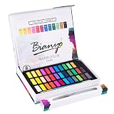 Bianyo Watercolor Set -36 Vibrant Colors - Watercolor Paper- Brush-Palette for Kids Adults Painting, Coloring, Gift Travel Case