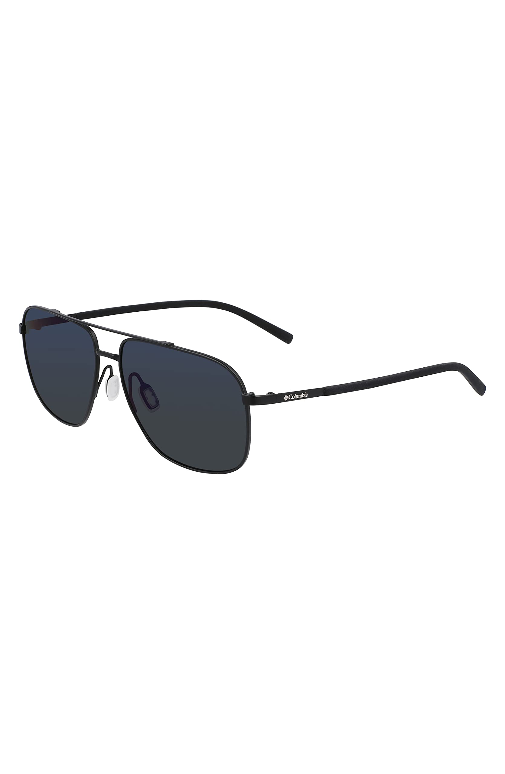 Columbia Men's Sunglasses C115SP MIST TRAIL - Matte Black/Blue Mirror Lens with Dark Blue Mirror Lens