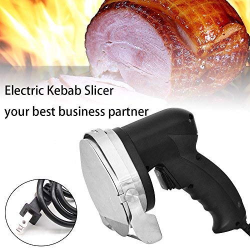 Electric Barbecue Knife, KANING 80W Electric Doner Kebab Slicer Shawarma Gyro Cutter Chicken Carver Machine