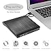 Auitee External DVD CD Drive USB 3.0 Burner Writer Drive Player High Speed Data Transfer for Laptop/Desktop/MacBook/Mac OS/Windows10/8/7/XP/Vista (Black)