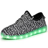 Joansam 7 Colors LED Luminous Unisex Sneakers Men & Women USB Charging Light colorful Glowing Leisure Flashing Shoes Sprot Shoes JSSB07-38