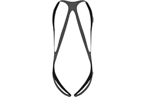 iEFiEL Men's One-Piece Lingerie Bodysuit Leotard Mankini Jumpsuit Briefs Jockstrap Underwear Thongs