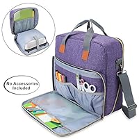 Luxja Carrying Bag Compatible with Cricut Easy Press 2 (12 inches x 10 inches), Storage Case Compatible with Cricut Easy Press 2 and Accessories (Bag Only), Purple