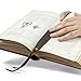 Leather Bookmark Handmade - Genuine Leather Book Marks - Perfect Bookmark for Men Women and Kids | Great Idea for Leather Gifts for Bookworms Writers Relatives and Friends (3 Bookmarks)