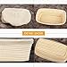 10 x 6 Inch Oval Proofing Basket ,WERTIOO Banneton Bread Proofing Basket + Bread Lame +Dough Scraper+ Linen Liner Cloth for Professional & Home Bakers
