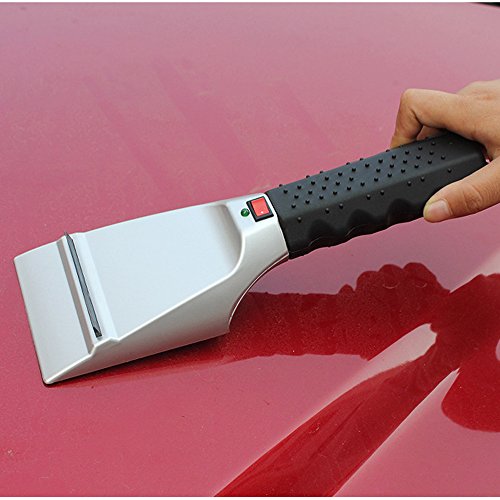 Cleaning Snow Shovel, FTXJ 1PC Extendable Car Vehicle Window Snow Ice Electric Heated Scraper Snowbrush Removal Brush - Thumbnail 4
