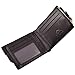 RFID Leather Mens Bifold Wallets With Slim Minimalist Card Wallet Front Pocket (brown)