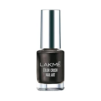 Lakme Color Crush Nailart, M7 Black, 6 ml