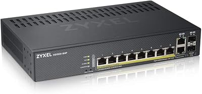 Zyxel 8 Port PoE Switch Smart Managed 130W 8x GbE PoE+ 2x SFP Nebula