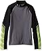 Under Armour Boys ColdGear Up Mock Tee, Graphite, Youth Medium