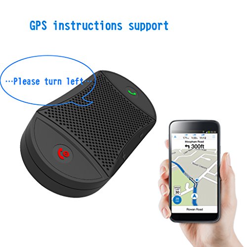 Besign BK02 Bluetooth 4.1 In-car Speakerphone, Wireless Car Kit for Hands-Free Talking & Music Streaming, Connect Two Phones, 2 Years Warranty - Thumbnail 5