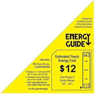 Amazon.com: RCA LED40G45RQD 40" LED 1080P HDTV DVD Combo (Black