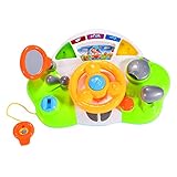 FunsLane Kids Steering Wheel with Lights, Mirror, Music and Sound Educational Toy