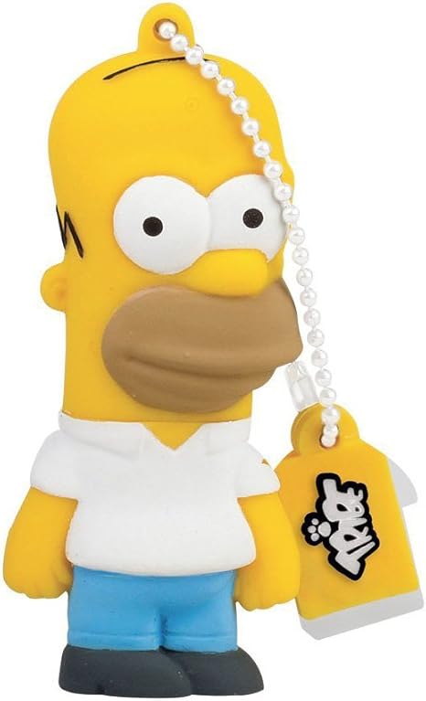 Amazon Com Tribe Fd003401 Homer Simpson 8gb Usb 2 0 Flash Drive