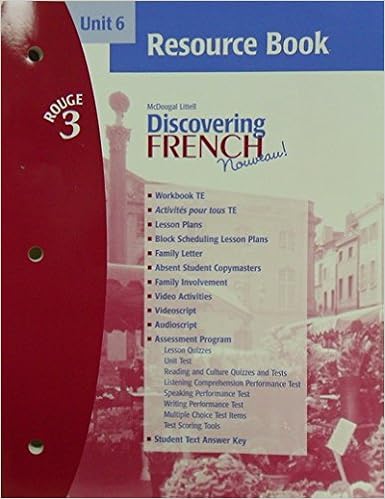 Discovering French Nouveau Rouge 3 French Edition Valette 9780618299324 Books Discovering French Nouveau Rouge 3 French Edition Valette 9780618299324 Books