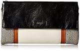 Fossil Ellis Wallet Wallet, Black Patchwork, One Size