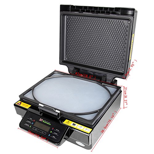 PanelTech 3D Vacuum Sublimation Machine Heat Press Mug/Cup/Iphone Case/Plate Printing Transfer Machine (Black) - Thumbnail 3