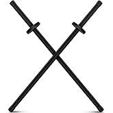 JellyArch 2 Pcs 33.5" Foam Sword Practice Training | Padded Sparring Swords, Training Kendo Sticks Bokken for Adults, Martial Arts Fighting, Fencing, Samurai, Karate, Ninja