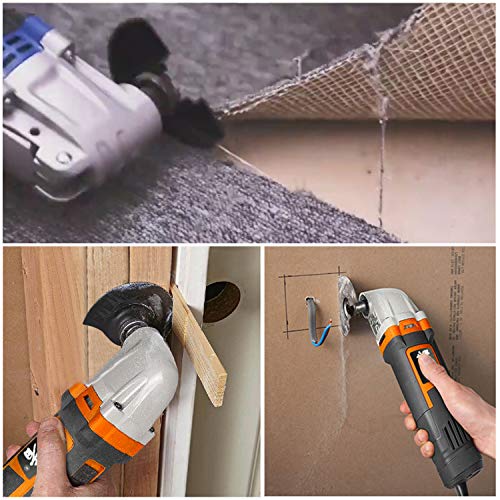 Oscillating Saw Blades 50 PC Multitool Blades Metal Wood Plastic Cutting Saw Blade Fit Dewalt Milwaukee Porter Cable Makita Rockwell Ridgid and More - Thumbnail 4