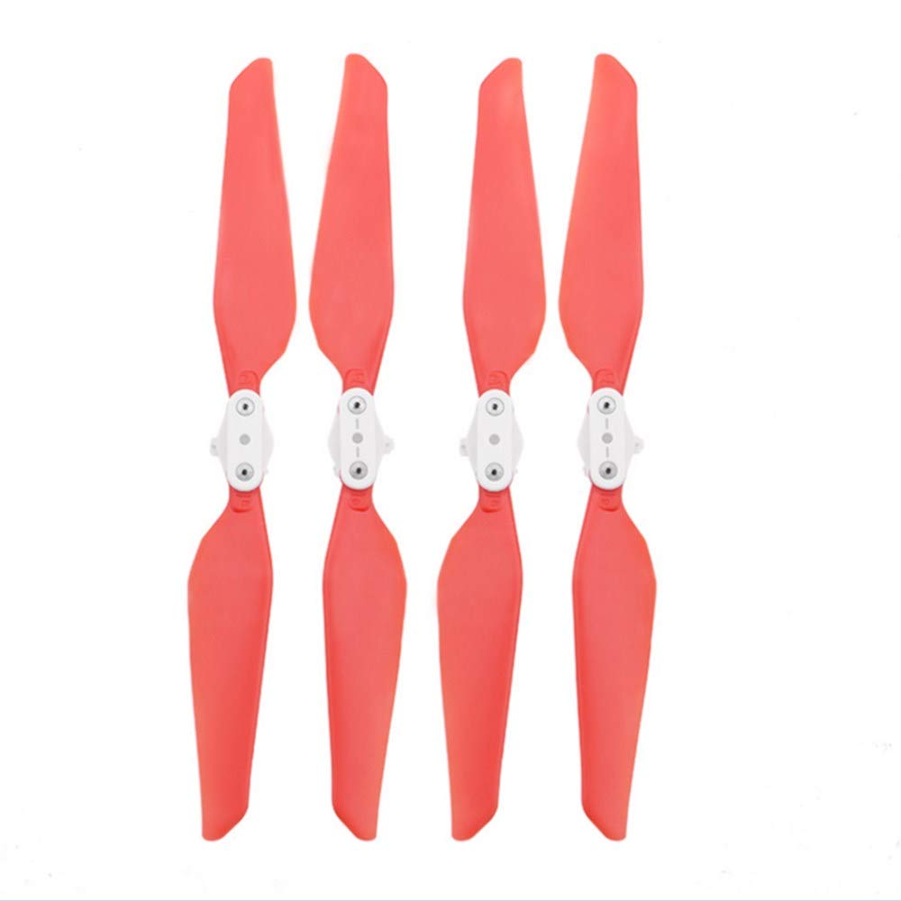 Taoke 2 Pairs Quick-Release Propellers Blades for Xiaomi FIMI X8 SE Drone, FIMI X8 SE Foldable Propeller (Red)