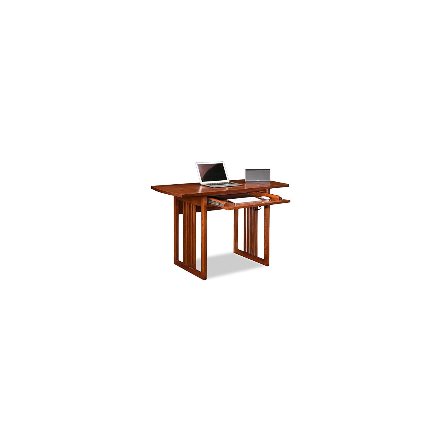 Leick Mission Oak Drop Leaf Computer/Writing Desk LAVORIST
