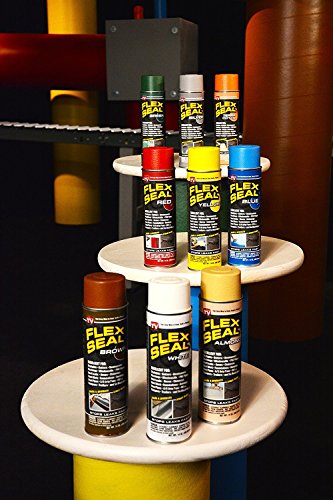 Flex Seal Spray Rubber Sealant Coating, 14-oz, White (4 Pack)