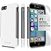 iPhone 7 Case, (White Gray) Dual-Layer Inspire SaharaCase Protective Kit Bundle with [ZeroDamage Tempered Glass Screen Protector] Slim Fit [ Shockproof Bumper] Rugged Protection