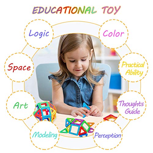 image for BrightyBright Magnetic Blocks Building Toys - Intelligent 3D STEM Educ