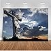 MME 7 x5ft Christian Background Cross Crucifixion Sculpture Background Christian Background for YouTube Documentary Background GEME246