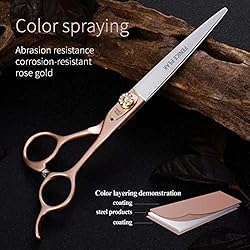 Fenice Peak 7'' Dog Straight Scissors for Grooming