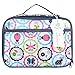 FlowFly Kids Lunch box Insulated Soft Bag Mini Cooler Back to School Thermal Meal Tote Kit for Girls, Boys, Glitter-RainBow