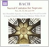 SOPRANO CANTATAS FOR SOPRANO NOS 51 52 84 AND 199  image