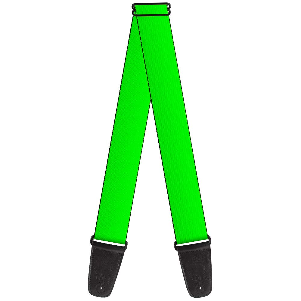 Buckle-Down Neon Green Guitar Strap