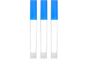 UTHCLO Thermometer Protective Tube 3-Pack Clear Storage Case for Body Temperature Thermometers and Acupuncture Tools Easy Access and Damage Protection