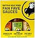 Buffalo Wild Wings Fan Fave Sauces - Caribbean Jerk, Bourbon Honey Mustard, and Spicy Garlic - Three 12 fl. oz. Bottles