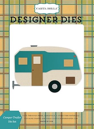 Amazon Com Carta Bella Paper Company Camper Trailer Die Set