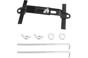SALIOR Ajustable Battery Hold Down with Stainless J bolt Kit,A Specialty Automotive Tools Car Battery Holder of Car SUV Truck RV Camper and Trailer (10inch/23cm bolts)