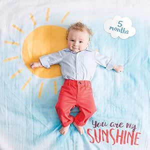 Amazon Com Lulujo Baby S First Year Milestone Blanket And Card Set 40in X 40in Baby Shower Gift You Are My Sunshine Baby lulujo baby s first year milestone blanket and card set 40in x 40in baby shower gift you are my sunshine