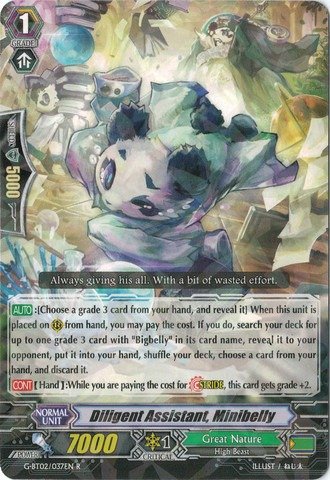 Cardfight!! Vanguard TCG - Diligent Assistant, Minibelly (G-BT02/037EN) - G Booster Set 2: Soaring Ascent of Gale & Blossom