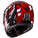 IV2 Red VIPER Dual Visor Modular Flip-Up Motorcycle Adventure Touring Helmet [DOT] - Medium