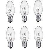 UI PRO TOOLS Night Light Bulb Replacement Clear Bulbs 120V - 6PC