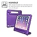 iPad Mini 3 2 1 kids case, COOPER DYNAMO Rugged Heavy Duty Children’s Boys Girls Tough Rubber Drop Proof Protective Carry Case Cover + Handle, Stand & Screen Protector for Apple iPad Mini Purple