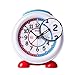 EasyRead time teacher Children’s Alarm Clock with Night Light, ‘Minutes Past & Minutes to’ Red & Blue Clock Face