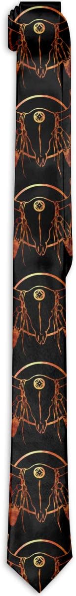 Yinalaca Men's Classic Tie Necktie Funny Otter Pattern Design Neck Ties